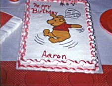 Cake photo scanned by Affordable with correct zoom and color
