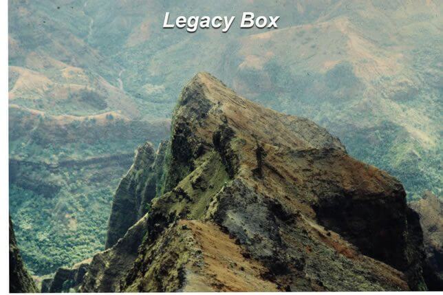 Legacy Box — mountain top scene with flat contrast