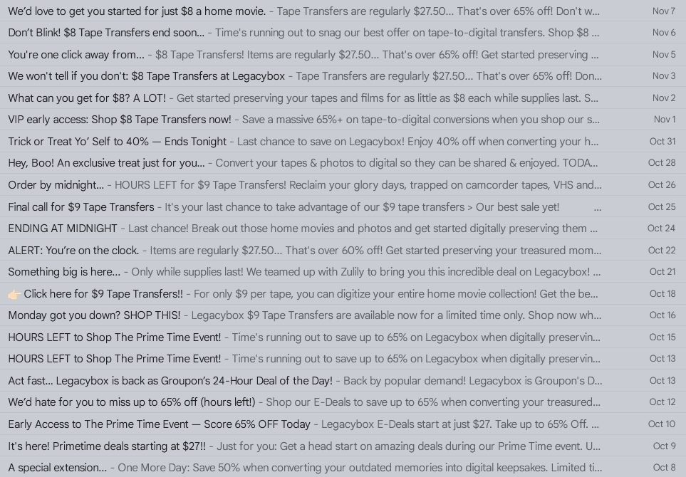 This years best sale period