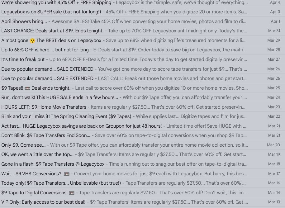 You asked for it. This is really your absolutely last opportunity to get this sale until the next sale