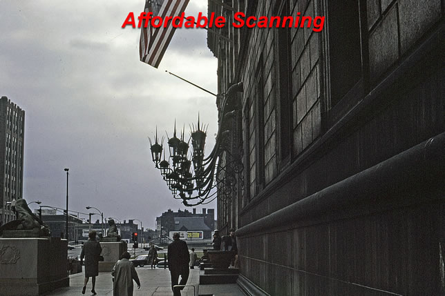 Affordable Scanning — gray building: opened shadows with natural color