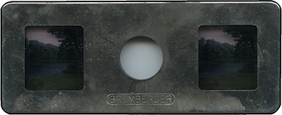 Metal mounted stereo slides