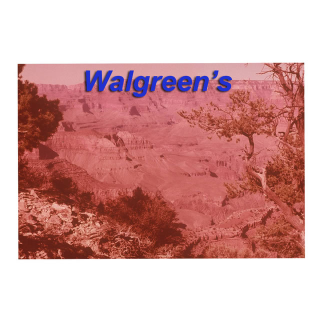 Walgreens scan of and Grand Canyon slide