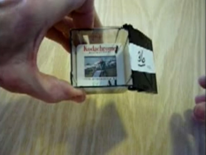 Thumbnail for Bell and Howell slide cube prep movie