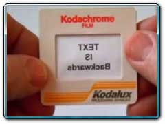 Video thumbnail showing how to identify slide fronts and backs